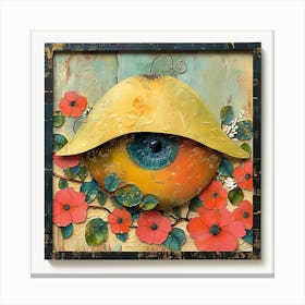 Eye Of The Bee Canvas Print