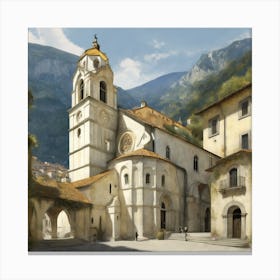 Kirche In Cassone, Gustav Klimt 4 Canvas Print