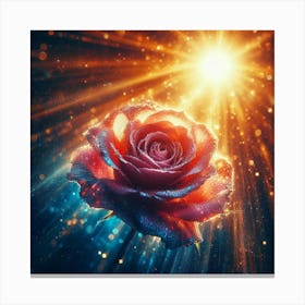 Rose In The Light Canvas Print