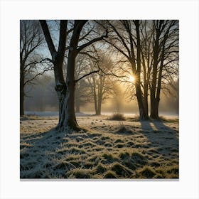 Frosty Morning Canvas Print