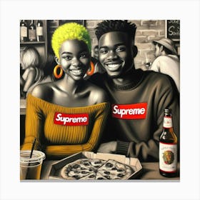 Supreme Couple 7 Canvas Print