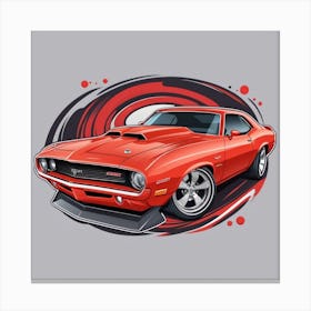 Muscle Car Canvas Print