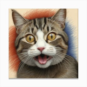 Cat'S Face 1 Canvas Print