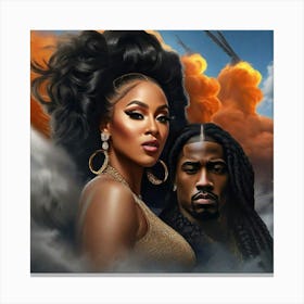 Power Couple Canvas Print