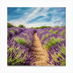 Lavender Field Canvas Print