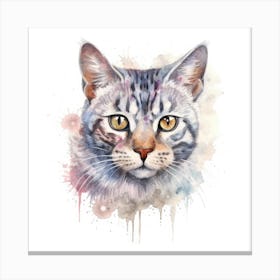 Exotic Cat Portrait Canvas Print