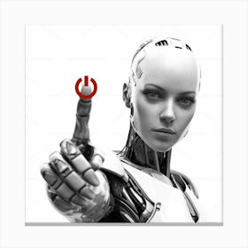 I Robot Woman Canvas Print