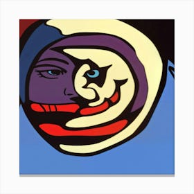 Moon Man Canvas Print