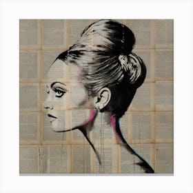 Twiggy London Canvas Print