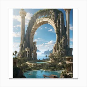 Arch Of Eden Canvas Print