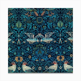 William Morris Textile Design 11 Canvas Print