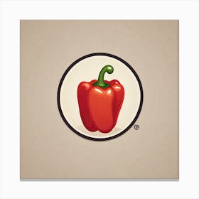 Red Pepper Logo 1 Canvas Print