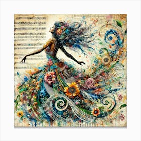 Flower Dancer Canvas Print