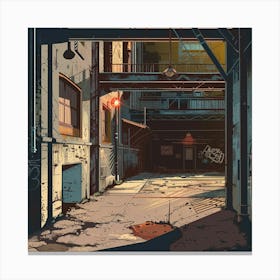 Alleyway 1 Canvas Print