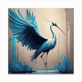 Blue Heron 2 Canvas Print