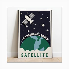 Satellite Print Canvas Print