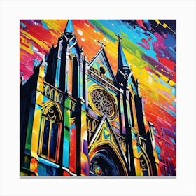 Rainbow Cathedral 1 Canvas Print