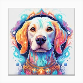 Dog Art Canvas Print