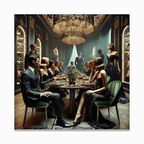 An Elegant, Upscale Dining Experience At The Venom Canvas Print