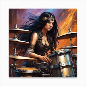 rock star Canvas Print