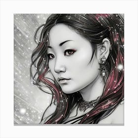 Asian Beauty Canvas Print