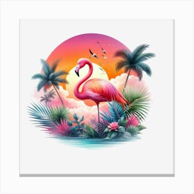 Flamingo Canvas Print