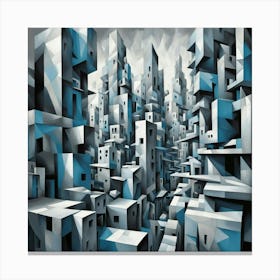 Abstract Cityscape 5 Canvas Print