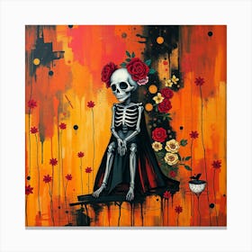 Day Of The Dead 3 Canvas Print