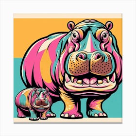 Hippo 1 Canvas Print