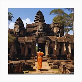 Angkor Wat landscape Canvas Print