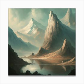 Mountain Landscape 1 Canvas Print