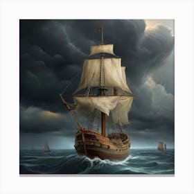Stormy Seas.13 Canvas Print