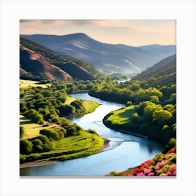 River Valley Canvas Print