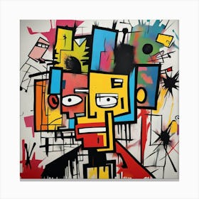 Basquiat State Of Mind 4 Canvas Print