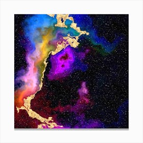 100 Nebulas in Space with Stars Abstract n.086 Canvas Print