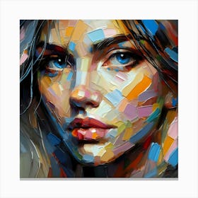 Portrait Artwork 42 Canvas Print