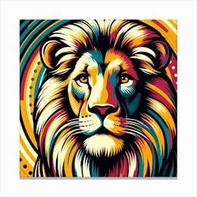 Lion Head 3 Canvas Print