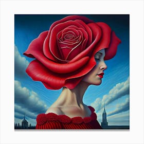 Red Rose Canvas Print