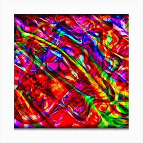 Psychedelic Tongue Canvas Print