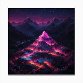 Mountain Of Fire Canvas Print