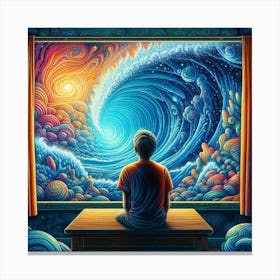 Psychedelic Painting 1 Canvas Print