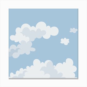 Sky With Clouds Canvas Print