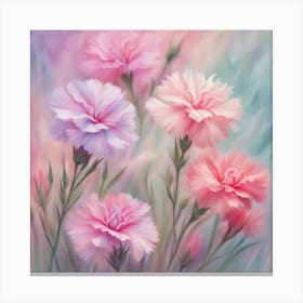 Beautiful Dianthus Canvas Print