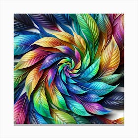 Colorful Leaves Canvas Print