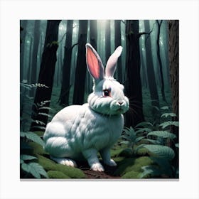 Rabbit In The Forest 17 Canvas Print