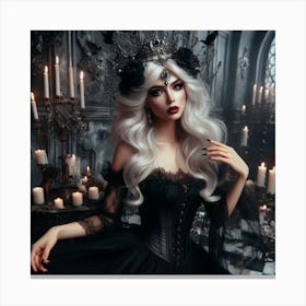 Gothic Beauty Canvas Print