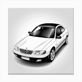 Mercedes Benz Clk 3 Canvas Print