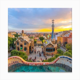 Barcelona, Spain Canvas Print