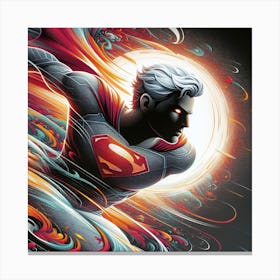 Superman By Daniel Taylor Canvas Print