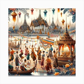 Thailand's Birthday Canvas Print